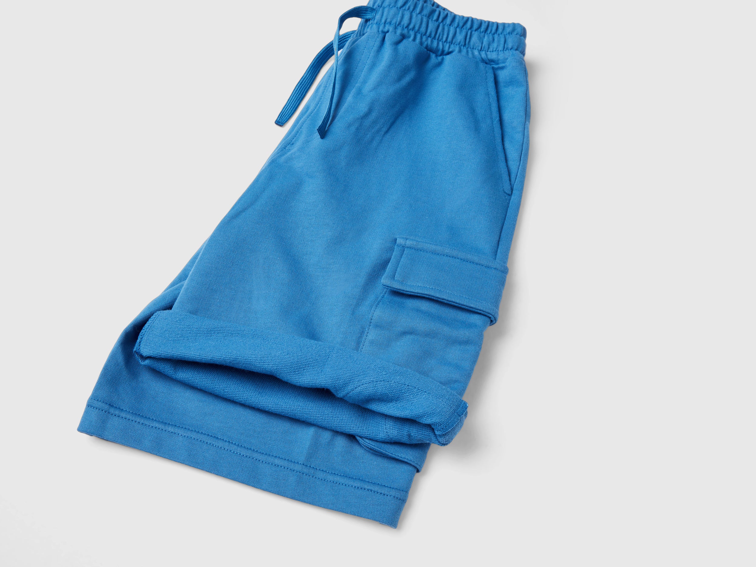 Shorts cargo in felpa leggera - Image 3